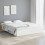 Berkfield Bed Frame without Mattress White Solid Wood 140x190 cm 1