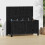 Berkfield Garden Storage Box Black 121x55x64 cm Solid Wood Pine 1