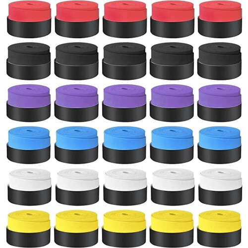 Tennis racket grip tape 30 pcs absorbent durable