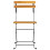 Berkfield Folding Bistro Chair 4 pcs Solid Acacia Wood 4