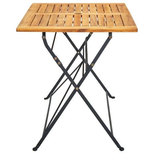 Berkfield Folding Garden Table 120x70x74 cm Solid Acacia Wood 2