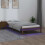 Berkfield LED Bed Frame without Mattress Honey Brown 90x190 cm Single  Solid Wood 1