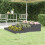 Berkfield Planter Grey 107x107x27 cm Solid Wood Pine 1