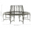 Berkfield Garden Tree Bench 160 cm Steel 7