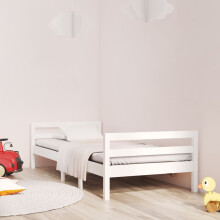 Berkfield Bed Frame without Mattress White 90x200 cm Solid Wood Pine