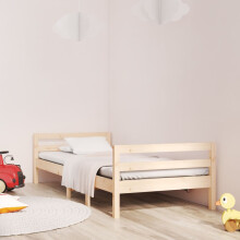 Berkfield Bed Frame without Mattress 90x190 cm Single Solid Wood Pine