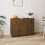Berkfield Sideboard Honey Brown 100x40x75 cm Solid Wood Pine 1