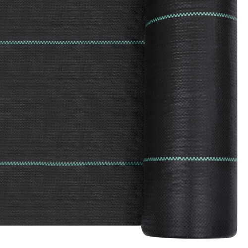 Berkfield Weed & Root Control Mat Black 2x100 m PP 1