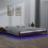 Berkfield LED Bed Frame without Mattress Honey Brown 120x190cm  Solid Wood 1