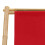 Berkfield Deck Chair Bamboo and Canvas Red 7