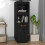 Berkfield Highboard Black 34x40x108,5 cm Solid Wood Pine 1