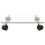 Berkfield Plant Rollers 4 pcs 35x35 cm Tempered Glass Square 3