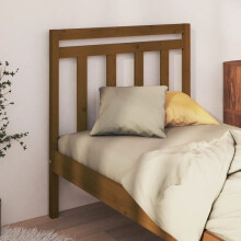 Berkfield Bed Headboard Honey Brown 95x4x100 cm Solid Wood Pine