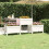 Berkfield Planter White 178.5x44x75 cm Solid Wood Pine 1