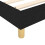 Berkfield Box Spring Bed Frame Black Double Fabric (UK/IE/FI/NO only) 7