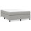 Berkfield Box Spring Bed Frame Light Grey Double Fabric (UK/IE/FI/NO only) 2