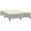 Berkfield Box Spring Bed Frame Light Grey Double Fabric (UK/IE/FI/NO only) 4