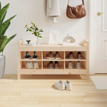 Berkfield Hall Bench 110x40x60 cm Solid Wood Pine