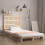 Berkfield Wall Headboard 96x3x91.5 cm Solid Wood Pine 1