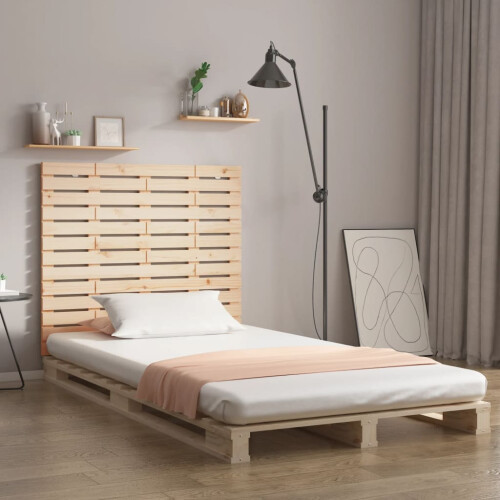 Berkfield Wall Headboard 96x3x91.5 cm Solid Wood Pine