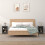 Berkfield Bedside Cabinets 2 pcs Grey 40x35x55 cm Solid Wood Pine 1