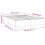 Berkfield Box Spring Bed Frame Black Double Fabric (UK/IE/FI/NO only) 9