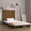 Berkfield Wall Headboard Honey Brown 146x3x91.5 cm Solid Wood Pine 1