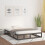 Berkfield Bed Frame without Mattress Grey 150x200 cm King Size King Size Solid Wood 1