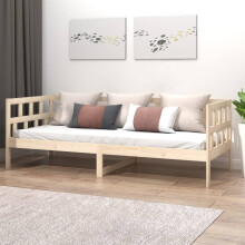 Berkfield Day Bed without Mattress Solid Wood Pine 90x200 cm