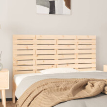 Berkfield Wall Headboard 156x3x63 cm Solid Wood Pine