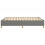 Berkfield Box Spring Bed Frame Dark Grey Super King Fabric (UK/IE/FI/NO only) 6