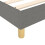 Berkfield Box Spring Bed Frame Dark Grey Super King Fabric (UK/IE/FI/NO only) 7