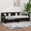 Berkfield Pull-out Day Bed without Mattress Black Solid Wood Pine 2x cm 1