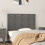 Berkfield Wall Headboard Grey 106x3x63 cm Solid Wood Pine 1
