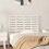 Berkfield Wall Headboard White 81x3x63 cm Solid Wood Pine 1