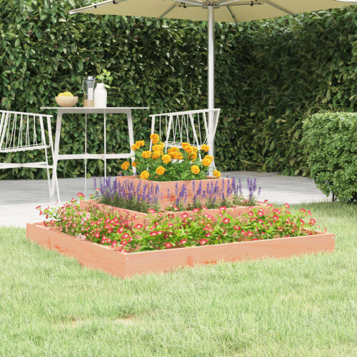 Berkfield Planter 80x80x27 cm Solid Wood Douglas