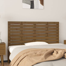 Berkfield Wall Headboard Honey Brown 156x3x63 cm Solid Wood Pine