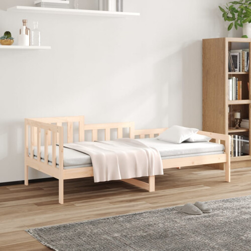 Berkfield Day Bed without Mattress 90x190 cm Single Solid Wood Pine
