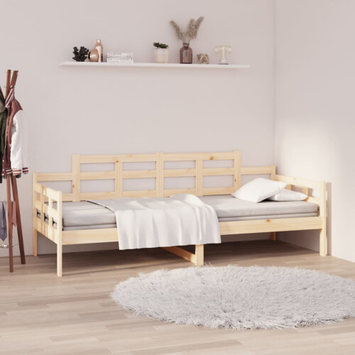 Berkfield Day Bed without Mattress Solid Wood Pine 90x190 cm Single