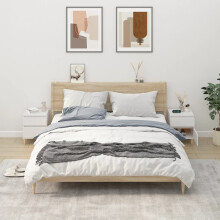 Berkfield Bedside Cabinets 2 pcs White 40x35x50 cm