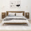 Berkfield Wall-mounted Bedside Shelves 2 pcs Honey Brown Solid Wood Pine 1