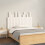 Berkfield Wall Headboard White 108x3x80 cm Solid Wood Pine 1