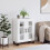 Berkfield Sideboard White 69.5x34x90 cm Engineered Wood 1