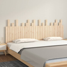 Berkfield Wall Headboard 204x3x80 cm Solid Wood Pine