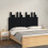 Berkfield Wall Headboard Black 127.5x3x80 cm Solid Wood Pine 1