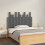 Berkfield Wall Headboard Grey 108x3x80 cm Solid Wood Pine 1