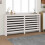 Berkfield Radiator Cover White 169x19x84 cm Solid Wood Pine 1