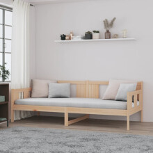 Berkfield Day Bed without Mattress Solid Wood Pine 90x190 cm Single