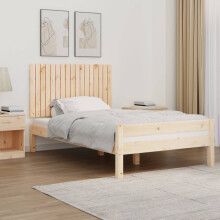 Berkfield Wall Headboard 108x3x60 cm Solid Wood Pine