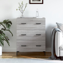 Berkfield Sideboard Grey Sonoma 69.5x34x90 cm Engineered Wood